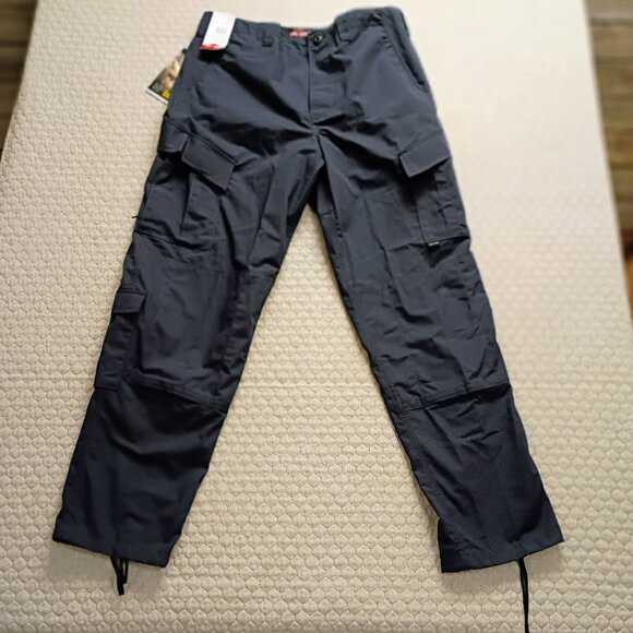 TRU SPEC Uniform Pants Men's Large Long Navy Blue Tactical Response NWT - Picture 2 of 4